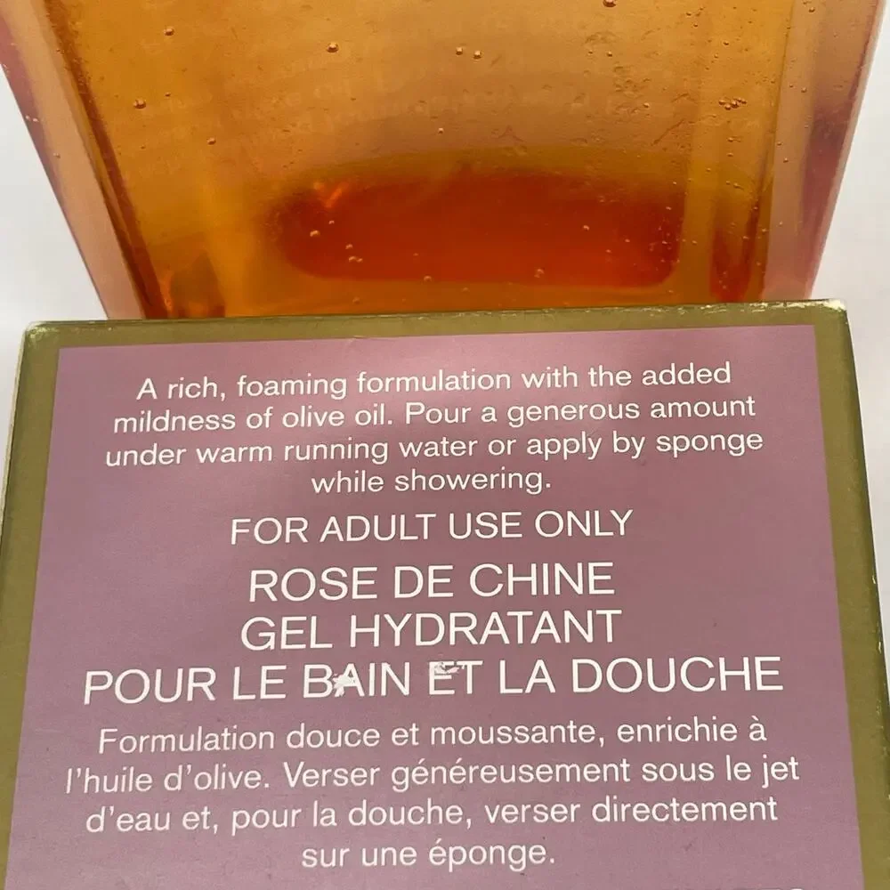 Floris London China Rose Moisturizing Bath And Shower Gel 8.5 FL OZ New in Box